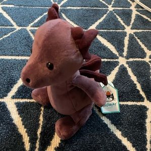 NWT Retired Jellycat purple dragon